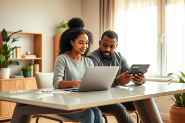 Imagem ilustrativa de um empréstimo online para refinanciamento de imóveis