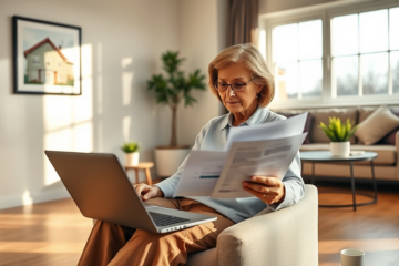 Imagem representativa de um empréstimo pessoal sem burocracia para imóveis, mostrando um lar aconchegante e acesso a financiamento fácil.