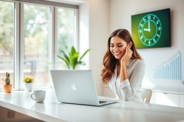 Imagem representativa de um Empréstimo Pessoal Rápido, destacando o processo ágil e a conveniência do crédito online.