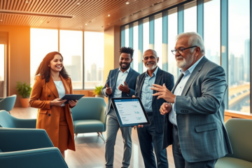 Imagem ilustrativa de um cliente satisfeito utilizando empréstimo pessoal do Banco Português de Gestão em situações inesperadas.